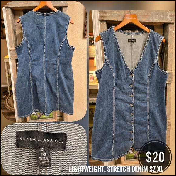 Silver Jeans Co. Denim Dress - Picture 1 of 1
